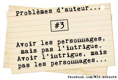 Problèmes d’auteur #3 : de l’art de lier intrigue et personnages