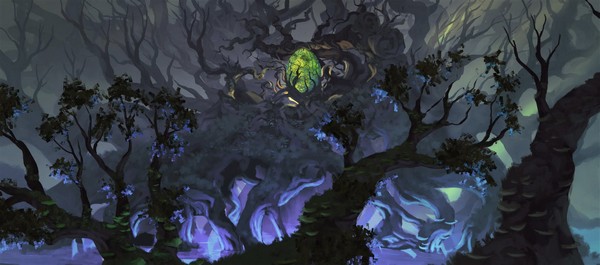 VALLE DES DIEUX - OEUF RACINES ARBRES