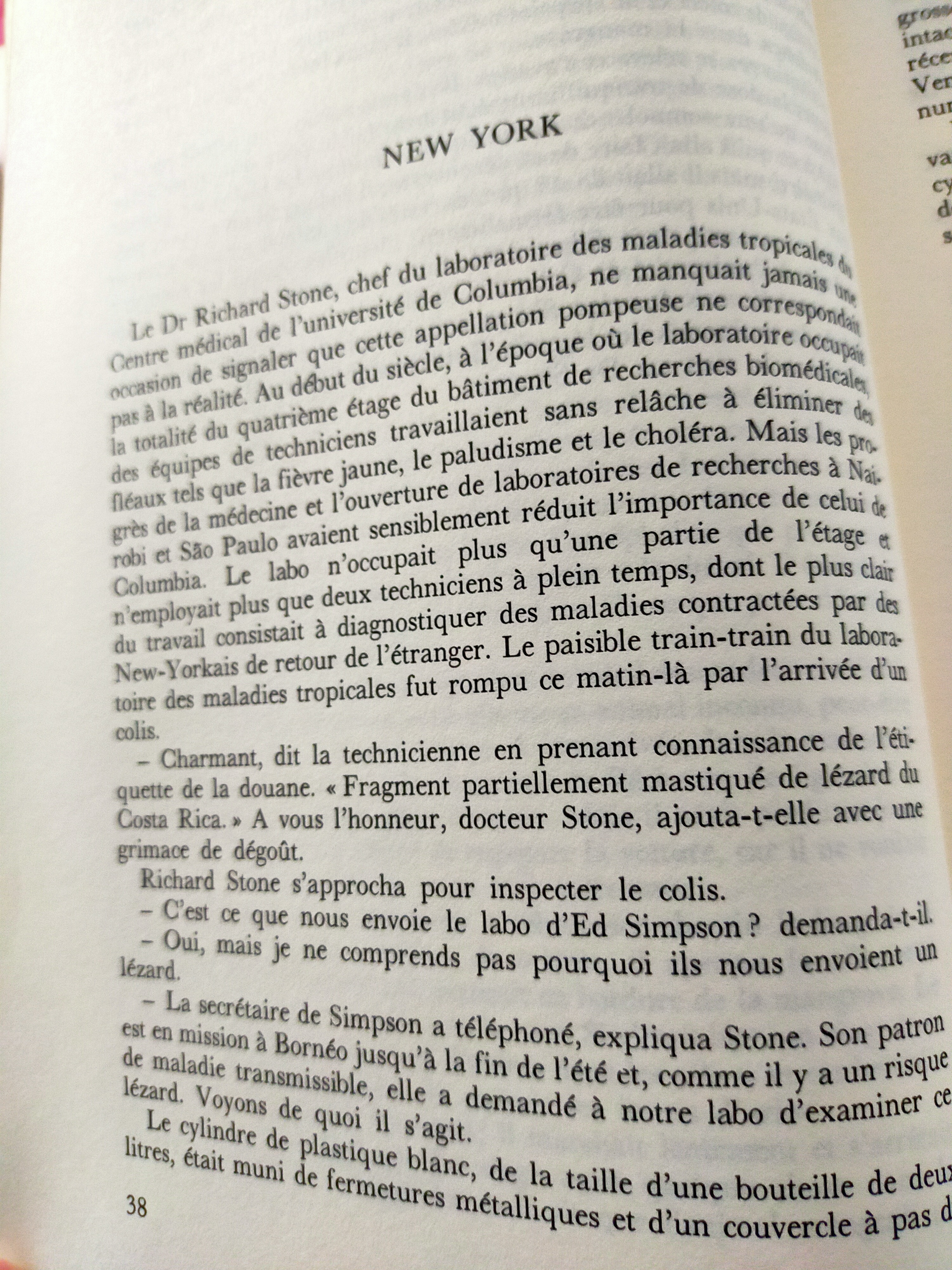 Jurassic Park : comparaison entre le roman de M. Crichton et son adaptation par S. Spielberg, jour 6 : New York
