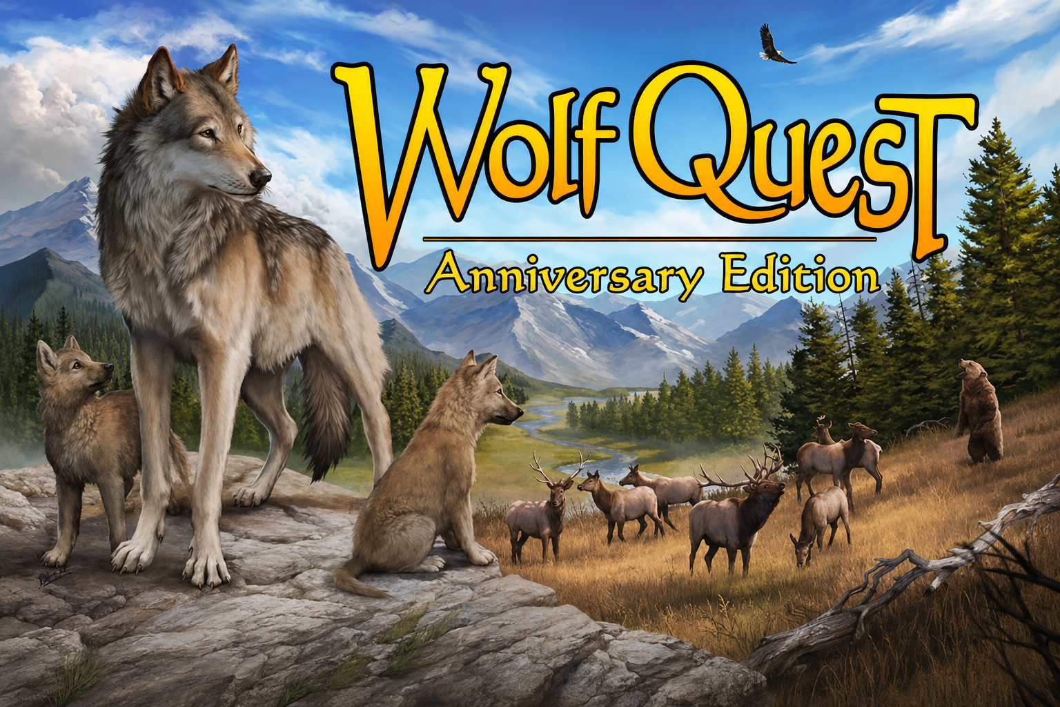 J’ai testé pour vous – WolfQuest : Le plus réaliste des jeux animaliers vous propose de vivre la vie d’un loup sauvage 
